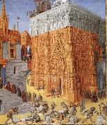 The building of the temple to jerusalem, from Flavius Josephus De antiquity skills and wars of the Jews